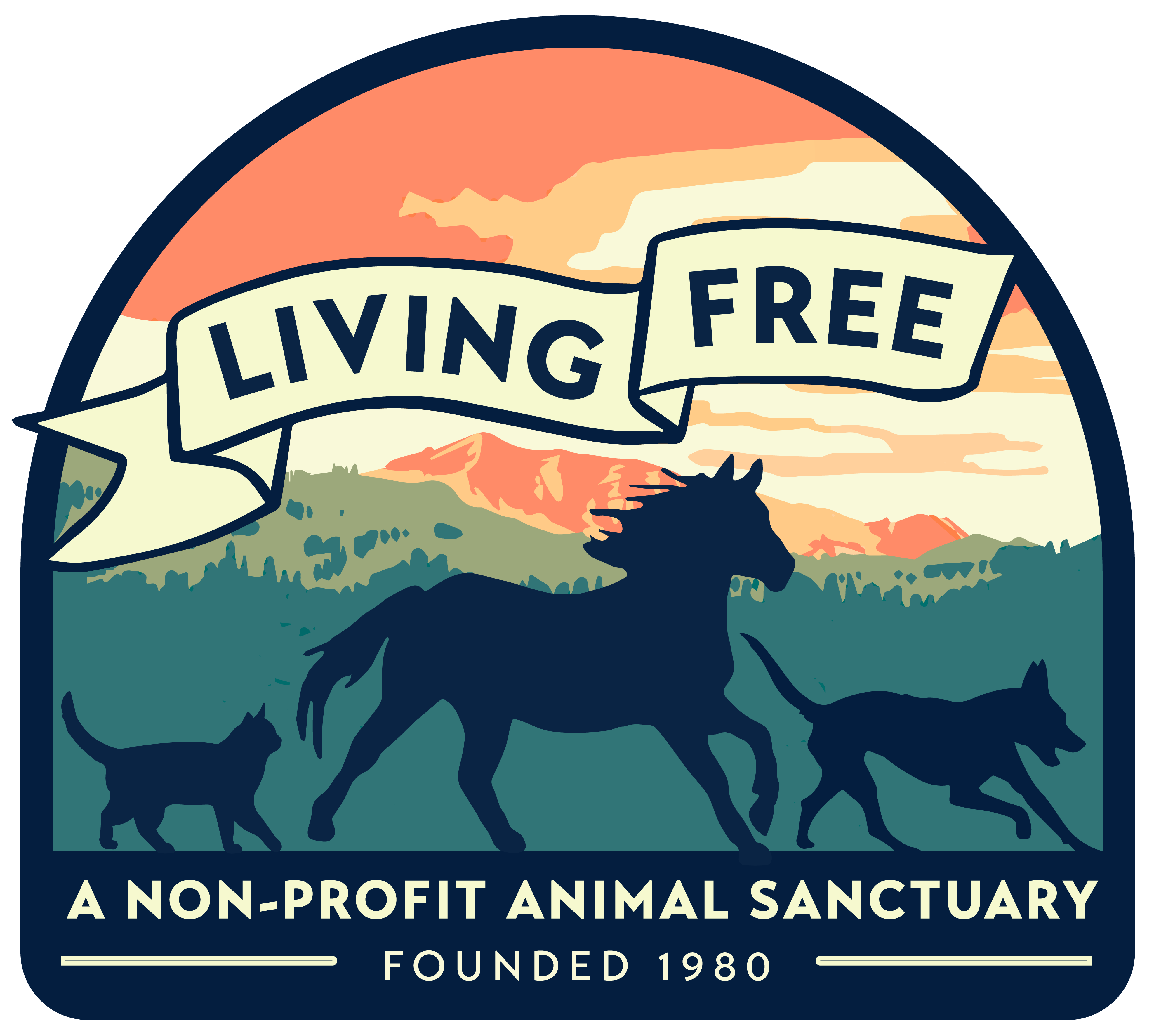 Living Free Animal Sanctuary Logo